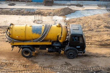 water tank for pilling Site